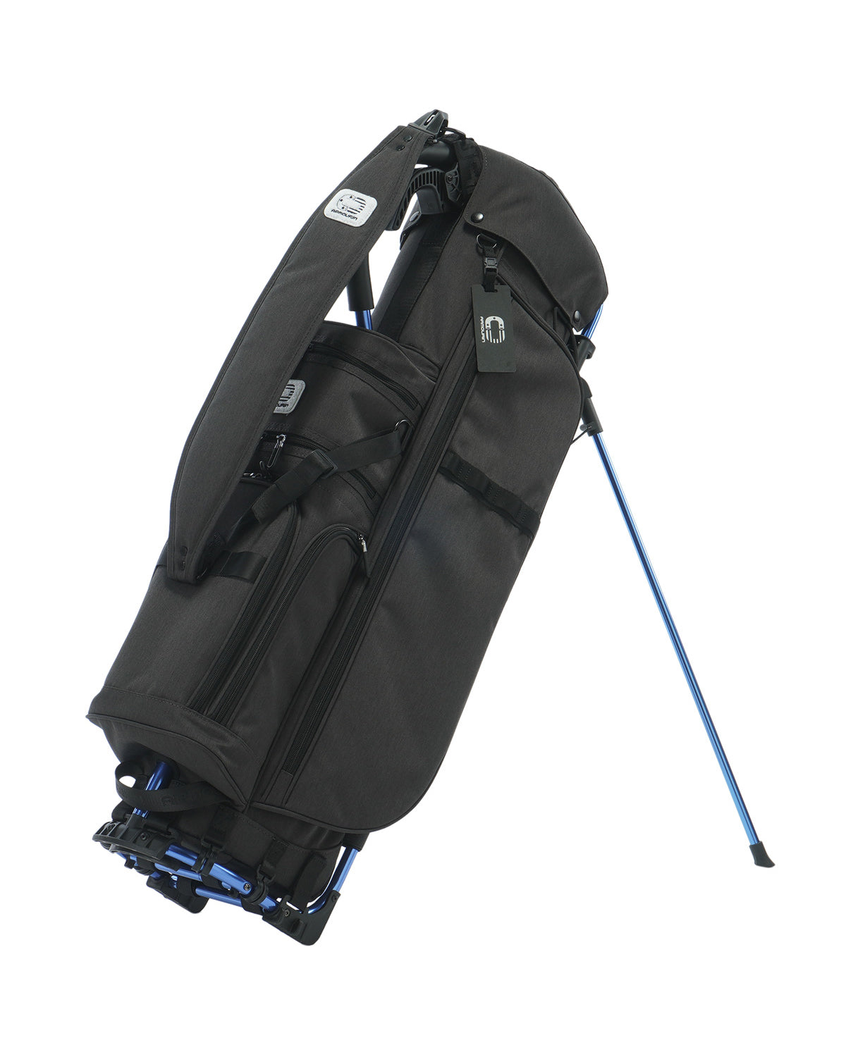 ARMOURIN Golf Caddy Bag, Blue Frame, Stand Type, 8.5-inch, Good