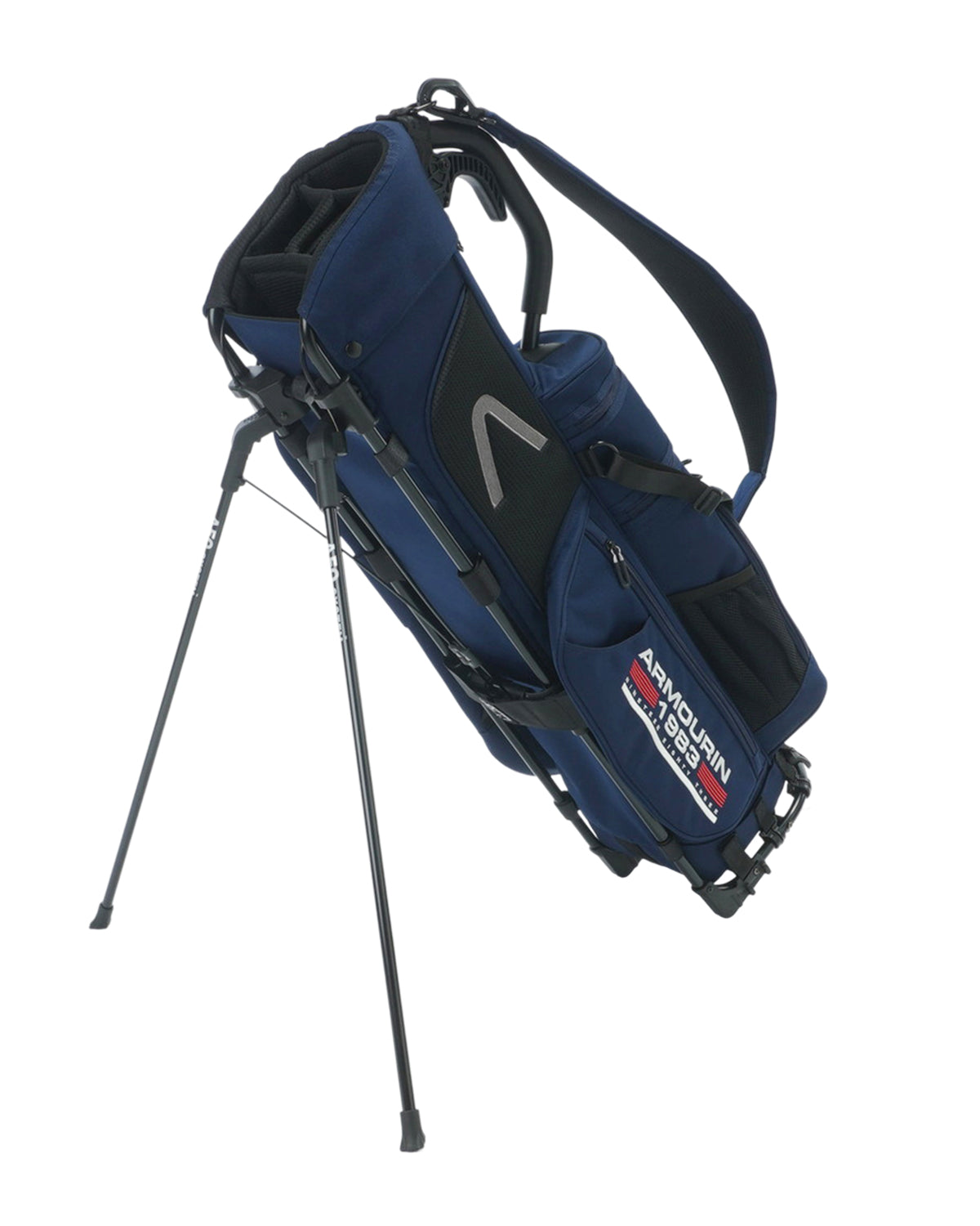 ARMOURIN アーマーイン] ゴルフ キャディバッグ ブラックフレーム