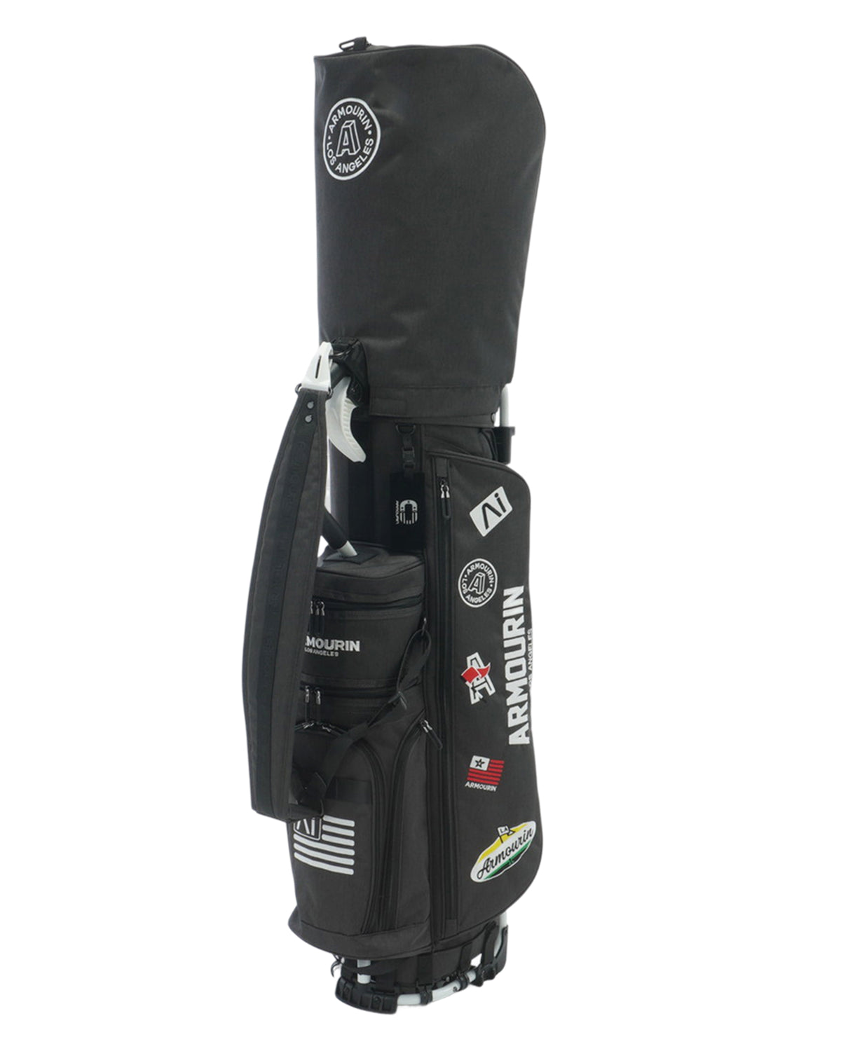 armourin スタンドキャディバッグ ARMOURIN Golf Caddy Bag, White Frame, Stand Type, 8.5-inch, Good