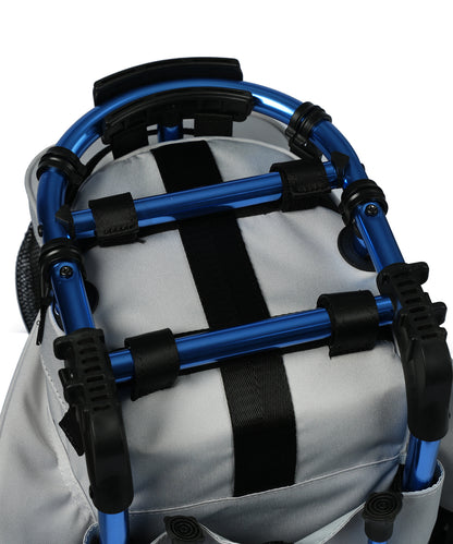 [ARMOURIN アーマーイン] ゴルフ キャディバッグ ブルーフレーム スタンド式 スタンダードモデル 9.0型 2026年最新 マグネットポケットモデル AFOシステム搭載 軽量