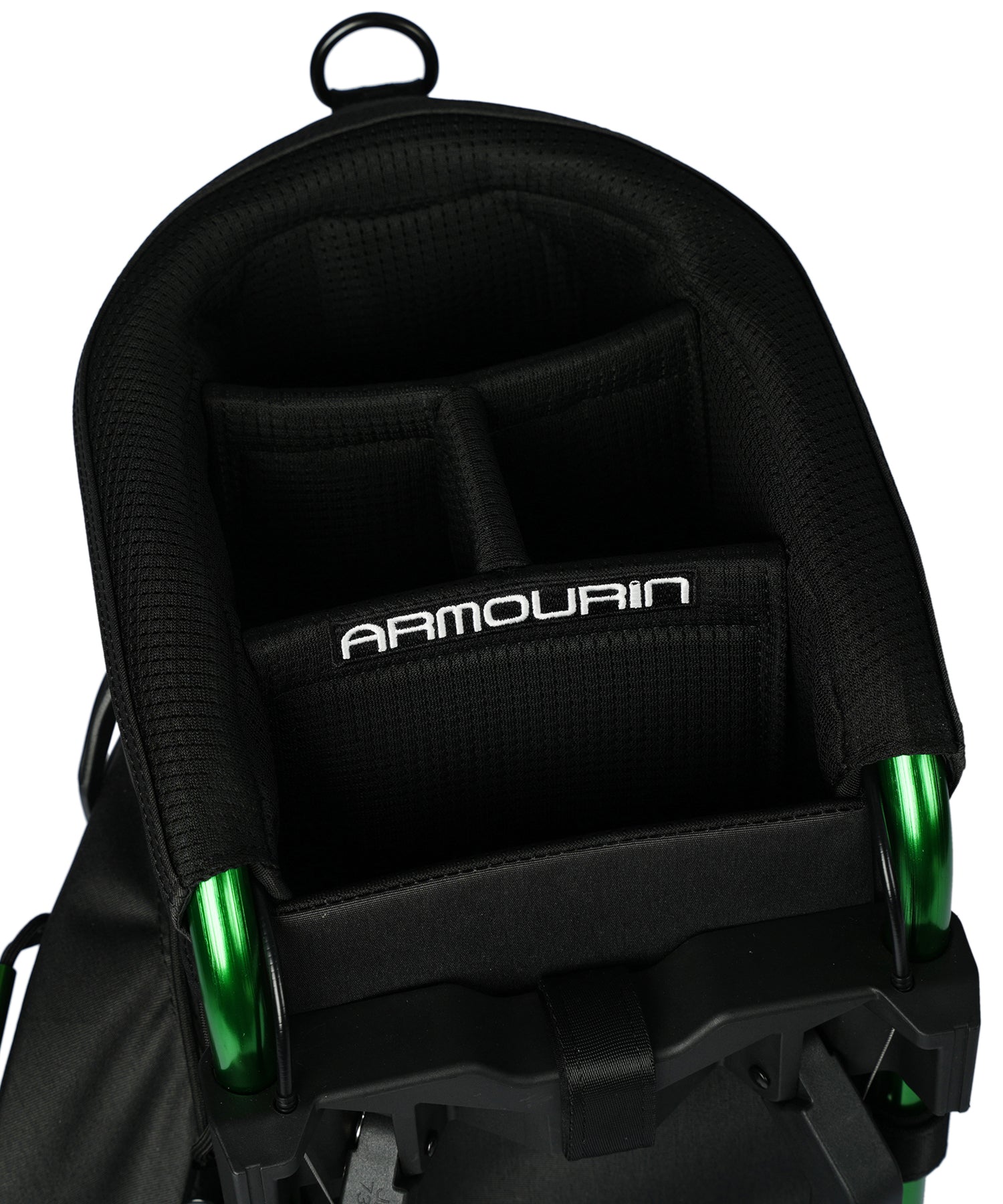 [ARMOURIN アーマーイン] ゴルフ キャディバッグ グリーンフレーム スタンド式 スタンダードモデル 9.0型 2026年最新 マグネットポケットモデル AFOシステム搭載 軽量