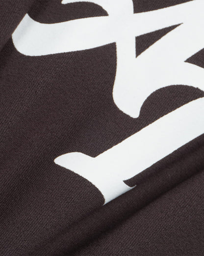 [ARMOURIN アーマーイン] メンズ Tシャツ モックネック ルーズフィット ワールド デザイン バックプリント 日本製