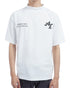 [ARMOURIN アーマーイン] メンズ Tシャツ モックネック ルーズフィット ワールド デザイン バックプリント 日本製