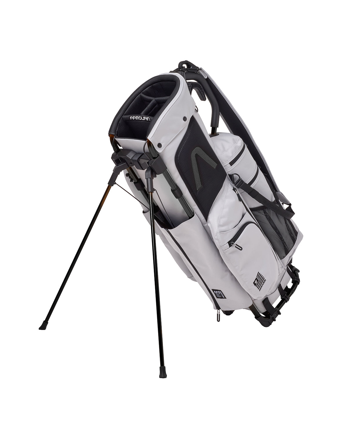 ARMOURIN アーマーイン] ゴルフ キャディバッグ ブラックフレーム