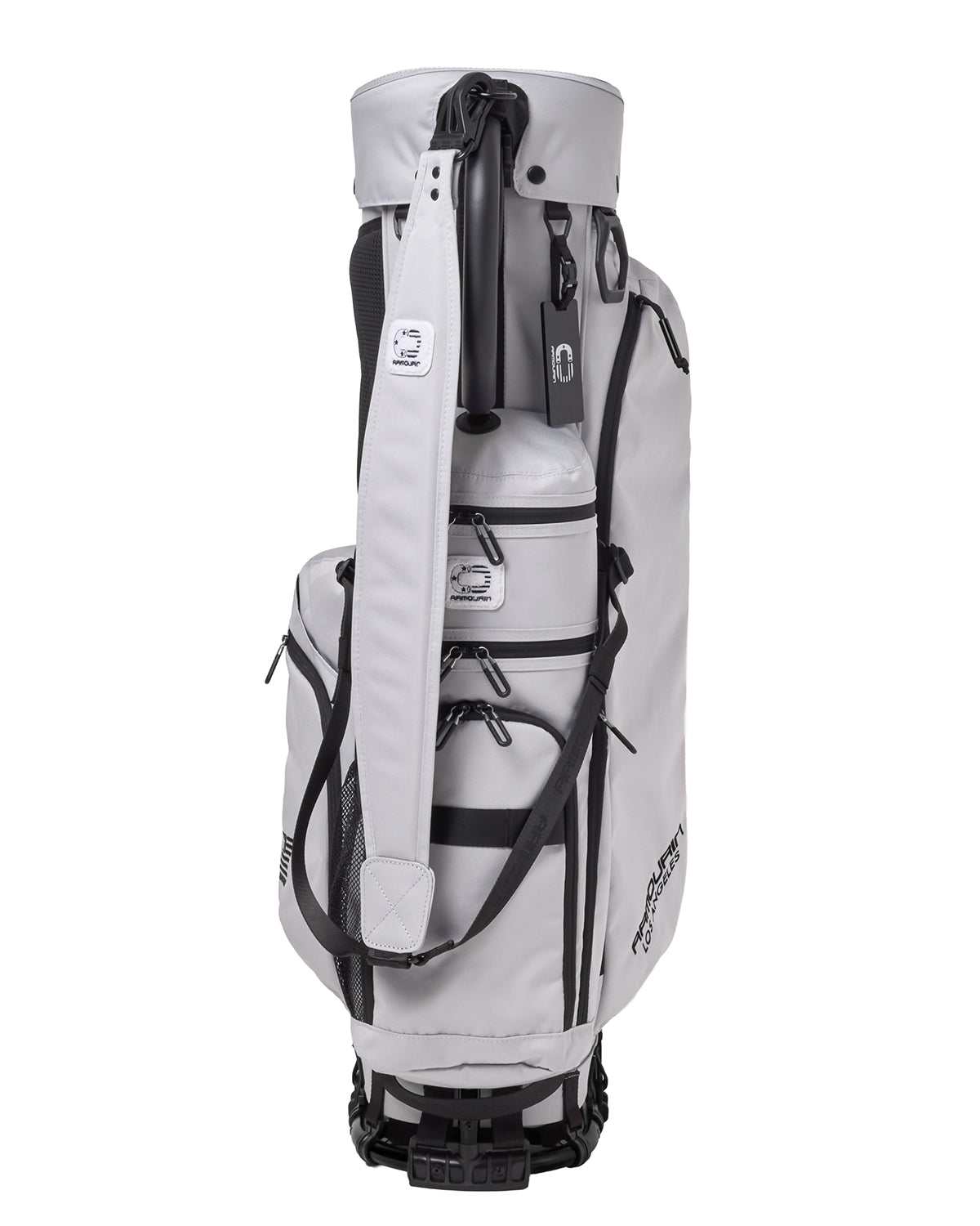 ゴルフスタンドバッグ アーマーインARMORIN　ブラック2024パイプフレーム ARMOURIN アーマーイン] ゴルフ キャディバッグ ブラックフレーム
