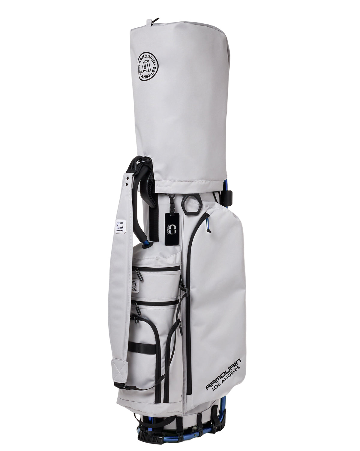 ARMOURIN Golf Caddy Bag, Blue Frame, Stand Type, Professional