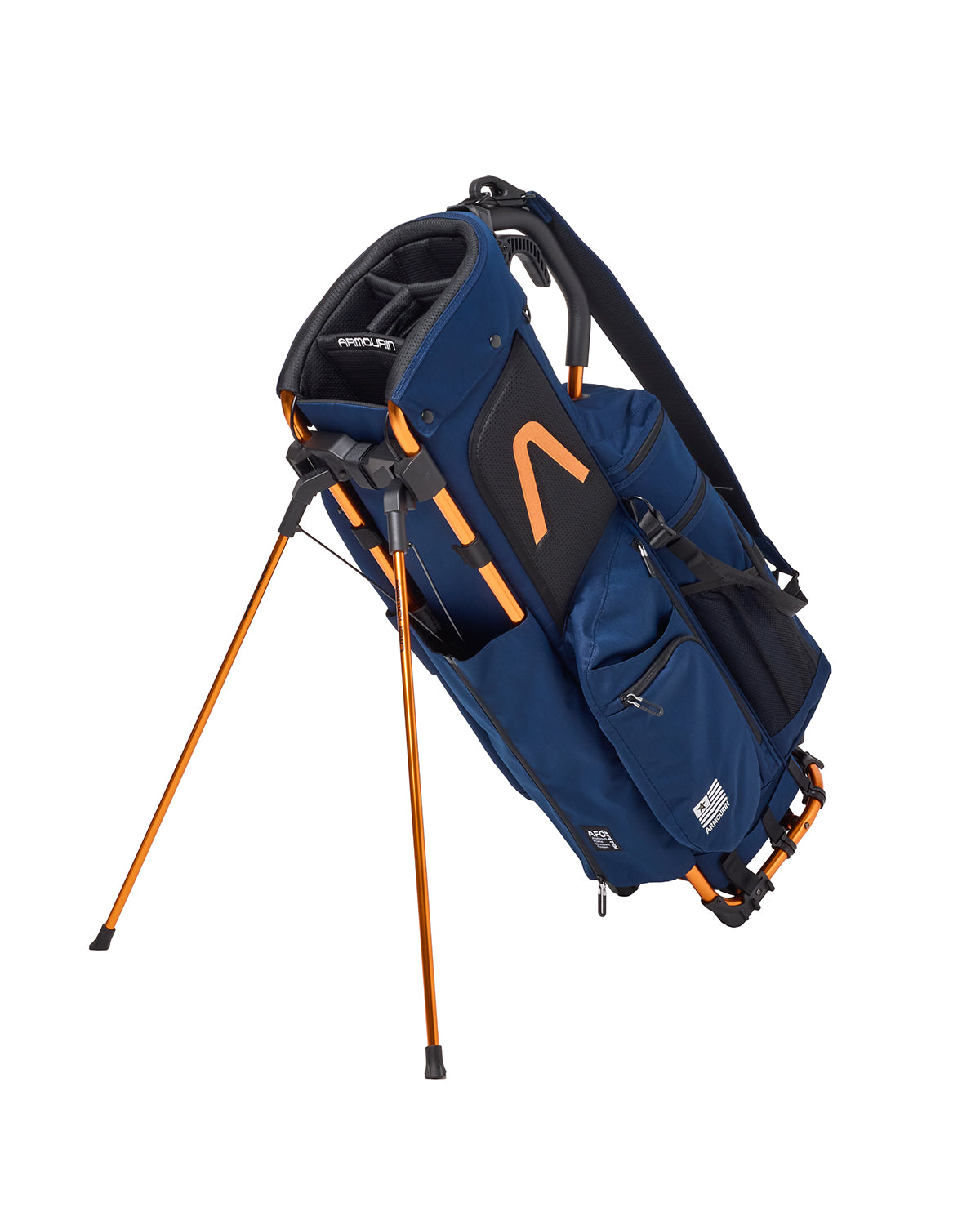 ARMOURIN アーマーイン] ゴルフ キャディバッグ オレンジフレーム
