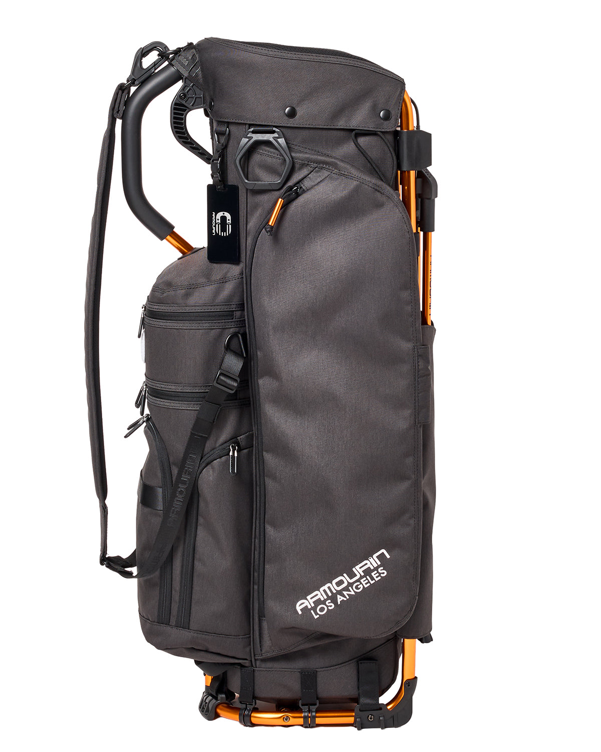 ARMOURIN アーマーイン] ゴルフ キャディバッグ オレンジフレーム