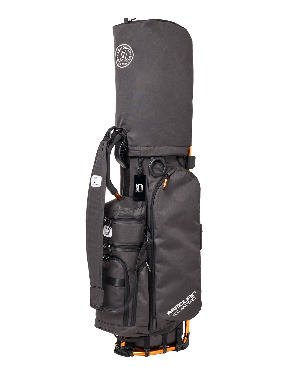 ARMOURIN アーマーイン] ゴルフ キャディバッグ オレンジフレーム