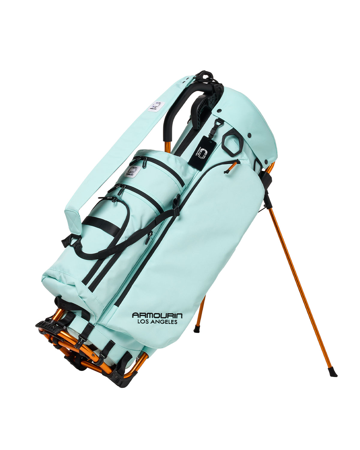 ARMOURIN アーマーイン] ゴルフ キャディバッグ オレンジフレーム