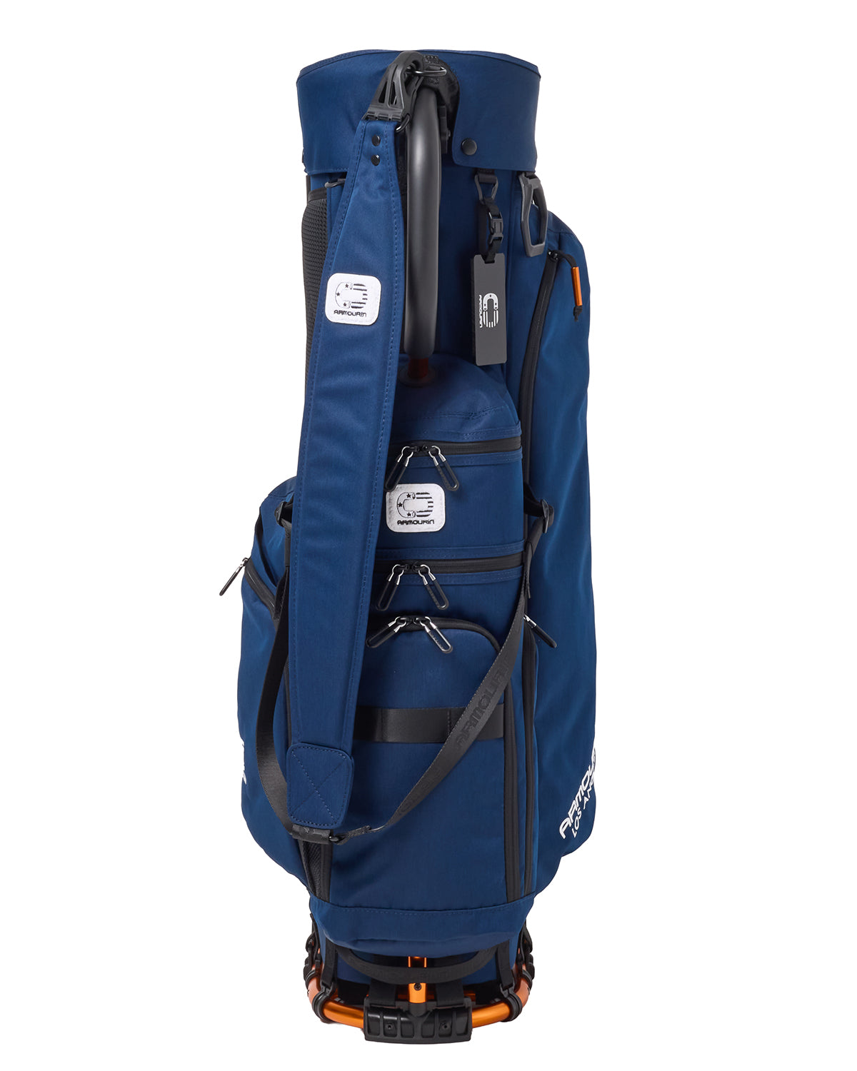 ARMOURIN アーマーイン] ゴルフ キャディバッグ オレンジフレーム