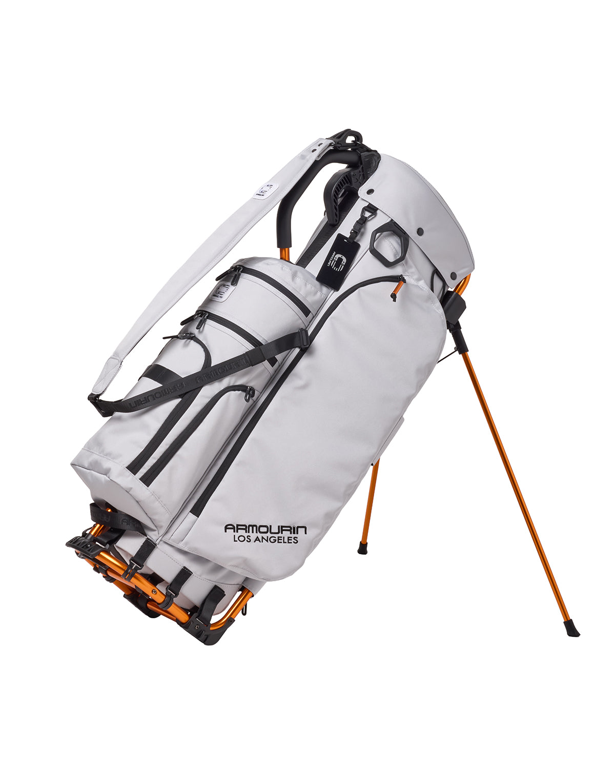 ARMOURIN アーマーイン] ゴルフ キャディバッグ オレンジフレーム