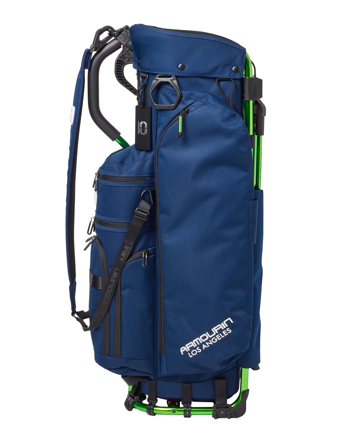 ARMOURIN Golf Caddy Bag, Green Frame, Stand Type, Professional