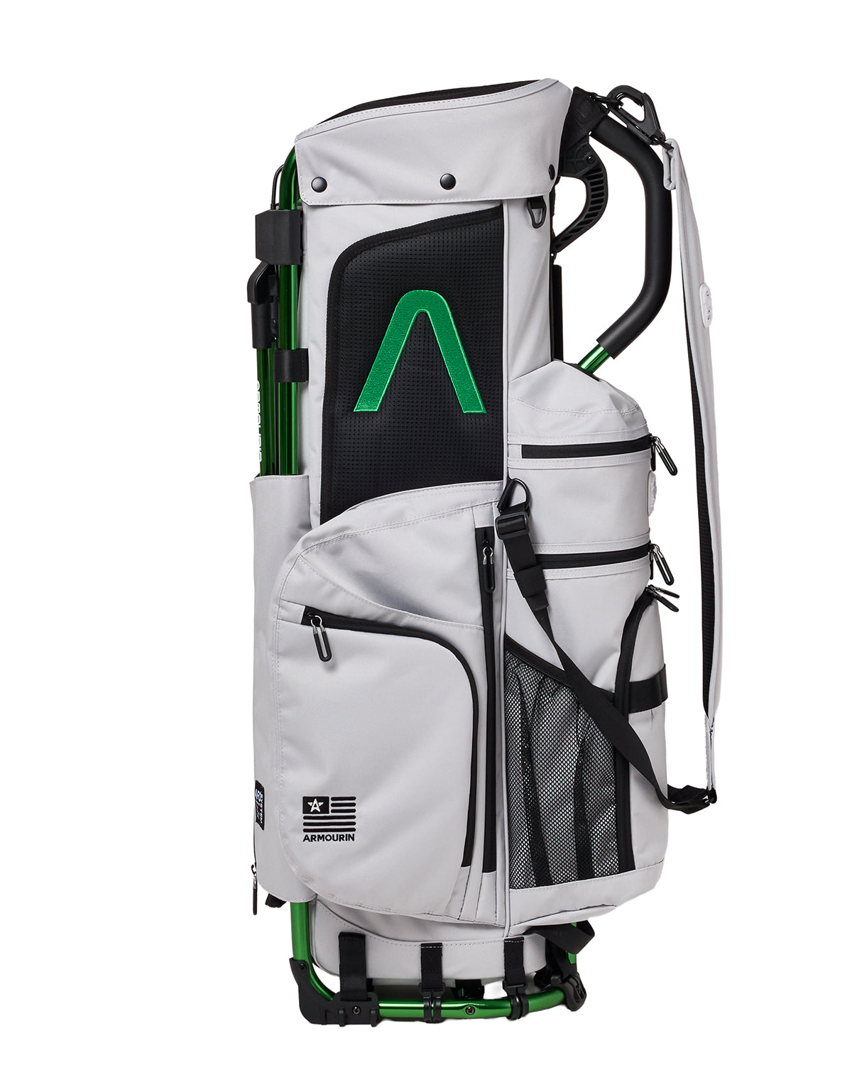 ARMOURIN アーマーイン] ゴルフ キャディバッグ グリーンフレーム