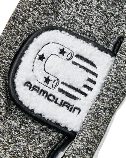 [ARMOURIN アーマーイン] メンズ 防寒 ゴルフグローブ 両手用 冬用 裏起毛 保温 グリップ力 ウォームグローブ