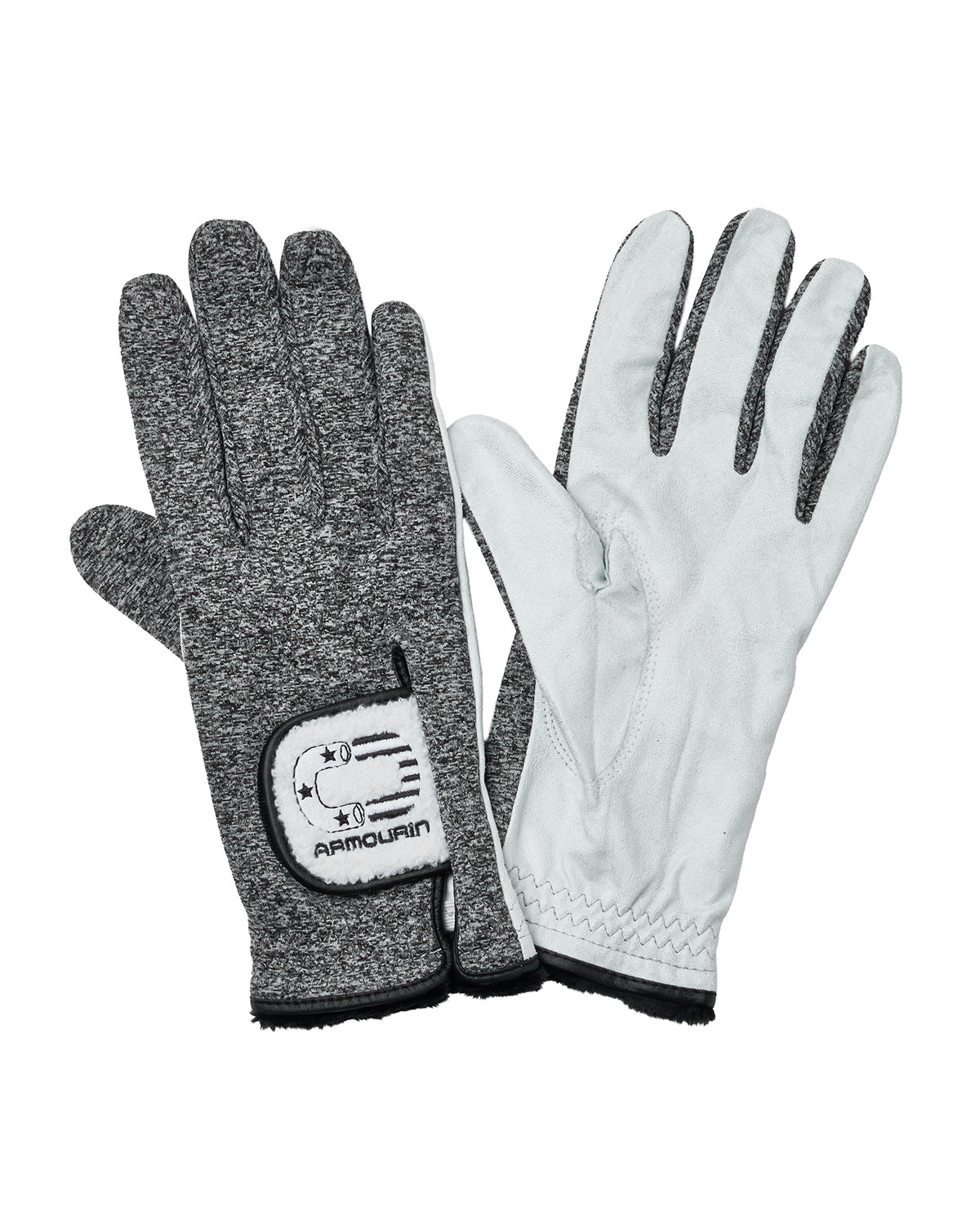 [ARMOURIN アーマーイン] レディース 防寒 ゴルフグローブ 両手用 冬用 裏起毛 保温 グリップ力 ウォームグローブ