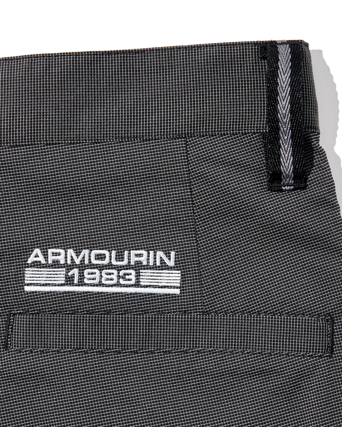 [ARMOURIN アーマーイン] メンズ ゴルフ パンツ ピンチェック 接触冷感 防シワ ストレッチ 日本製生地