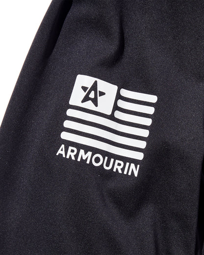 [ARMOURIN アーマーイン] メンズ ゴルフ パーカー ジップアップ UVカット 吸湿速乾 ストレッチ 軽量 日本製生地