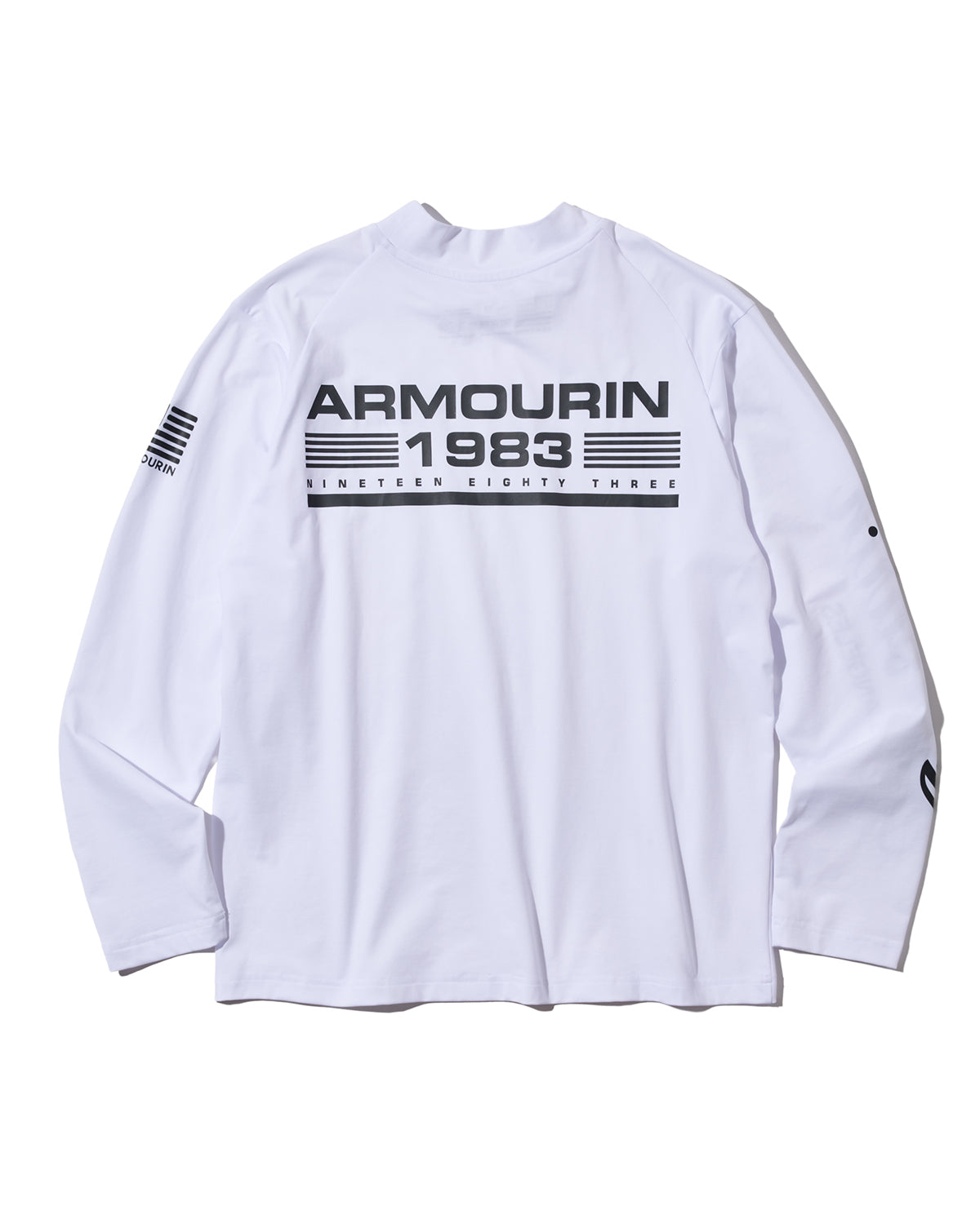 [ARMOURIN アーマーイン] メンズ ゴルフ モックネック シャツ 長袖 Primeflex 吸湿速乾 UVカット ストレッチ インナー 日本製生地