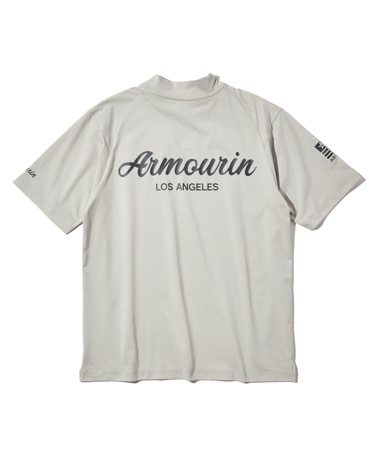 [ARMOURIN アーマーイン] メンズ ゴルフ モックネック シャツ Primeflex 吸湿速乾 UVカット ストレッチ スプリットラグラン 日本製生地