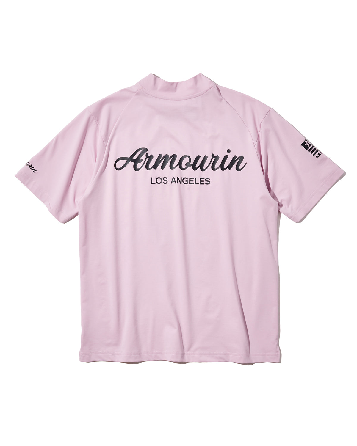 [ARMOURIN アーマーイン] メンズ ゴルフ モックネック シャツ Primeflex 吸湿速乾 UVカット ストレッチ スプリットラグラン 日本製生地