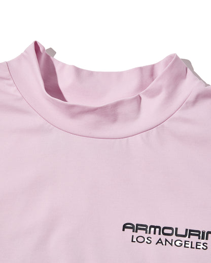 [ARMOURIN アーマーイン] メンズ ゴルフ モックネック シャツ Primeflex 吸湿速乾 UVカット ストレッチ スプリットラグラン 日本製生地