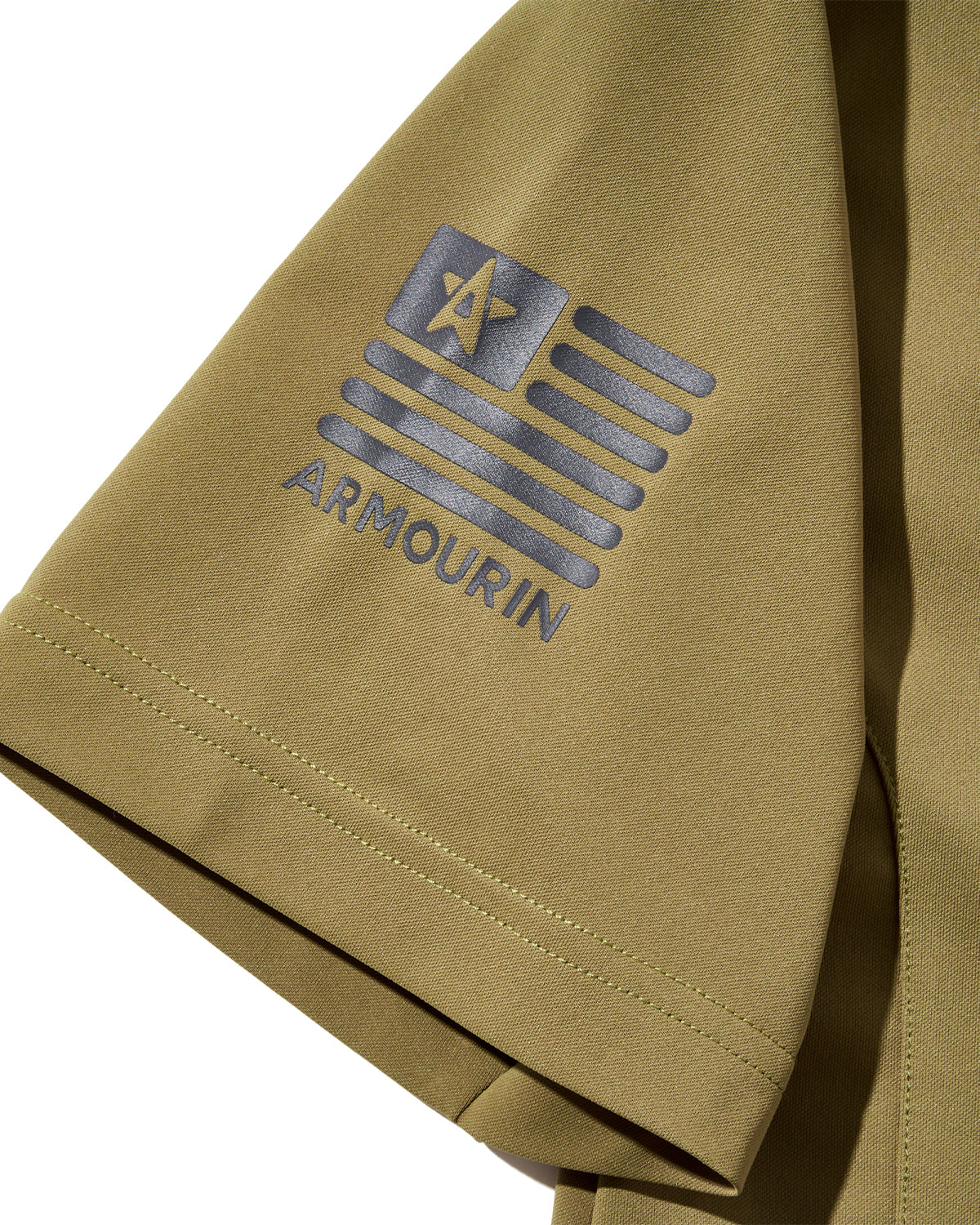 [ARMOURIN アーマーイン] メンズ ゴルフ ポロシャツ 吸湿速乾 UVカット ストレッチ スプリットラグラン 脇パネル 日本製生地