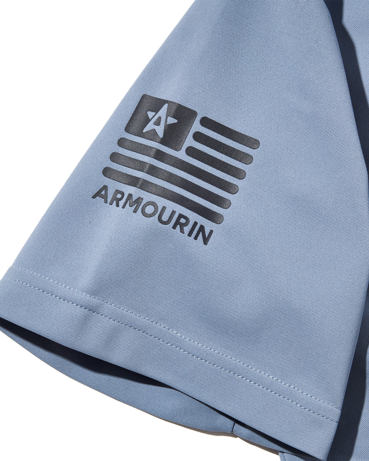 [ARMOURIN アーマーイン] メンズ ゴルフ ポロシャツ 吸湿速乾 UVカット ストレッチ スプリットラグラン 脇パネル 日本製生地