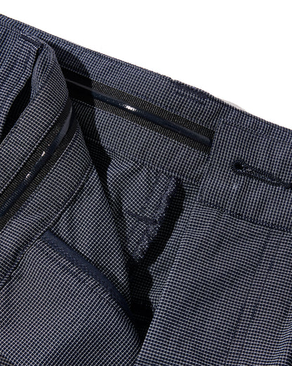 [ARMOURIN アーマーイン] メンズ ゴルフ ショートパンツ ピンチェック 接触冷感 防シワ ストレッチ 日本製生地