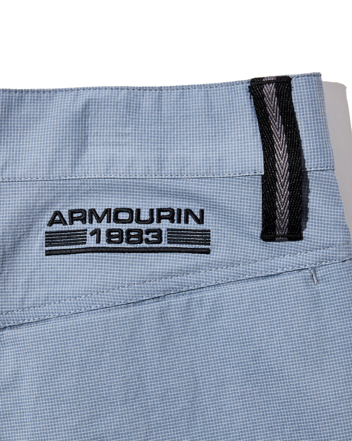 [ARMOURIN アーマーイン] メンズ ゴルフ ショートパンツ ピンチェック 接触冷感 防シワ ストレッチ 日本製生地