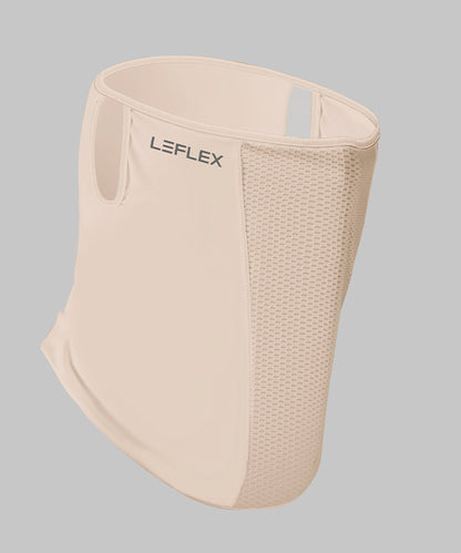 [LEFLEX ルフレックス] ゴルフ UVフェイスカバー 接触冷感 ネックカバー UVカット99.6％ 日焼け防止 フェイスマスク メンズ レディース