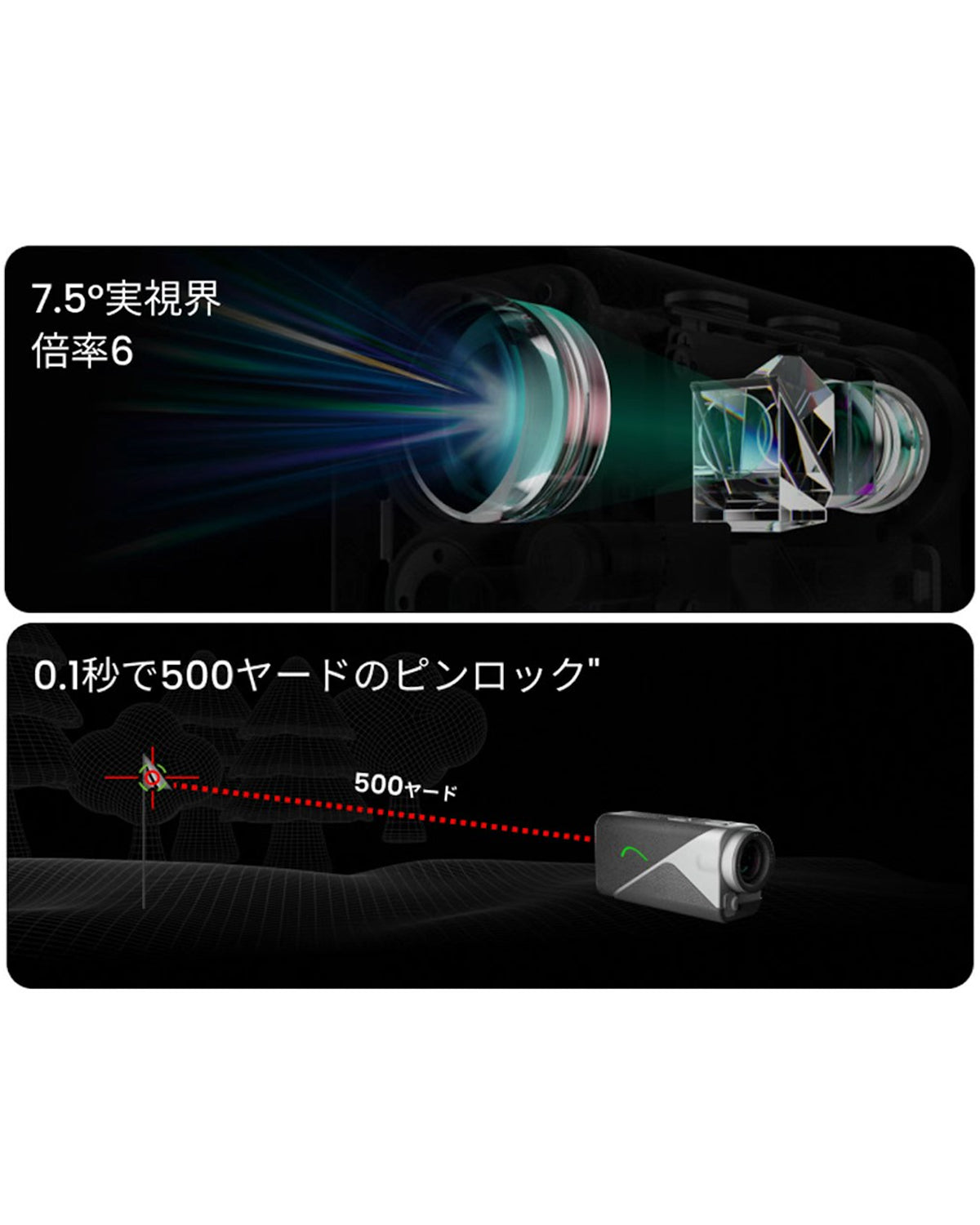 [MILESEEY マイルシー] ゴルフ レーザー距離計 0.1秒高速測定 OLEDディスプレイ スロープ機能 競技対応 IP65防水 軽量 2025年モデル