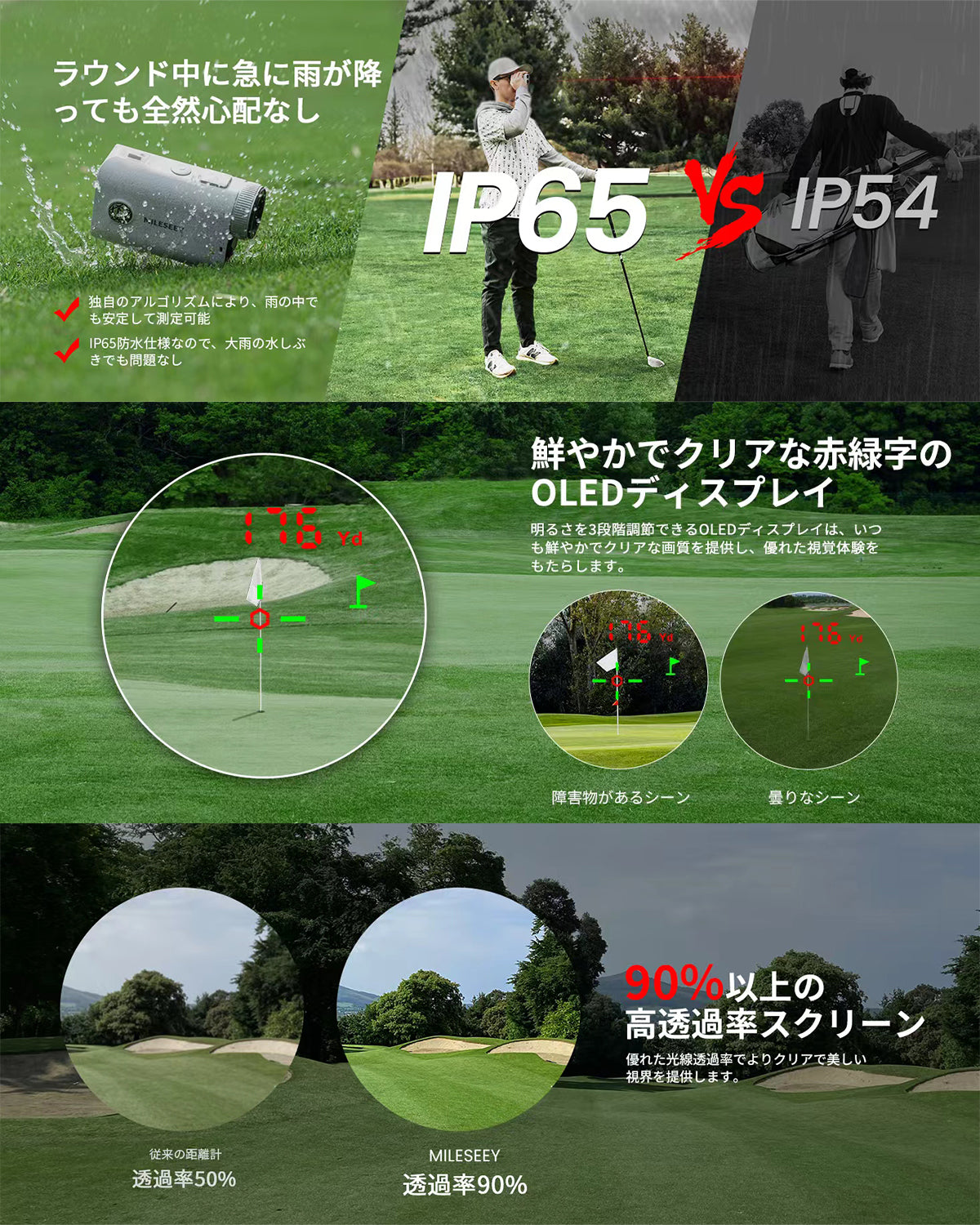 MILESEEY マイルシー] レーザー距離計 PF1 PRO OLEDディスプレイ