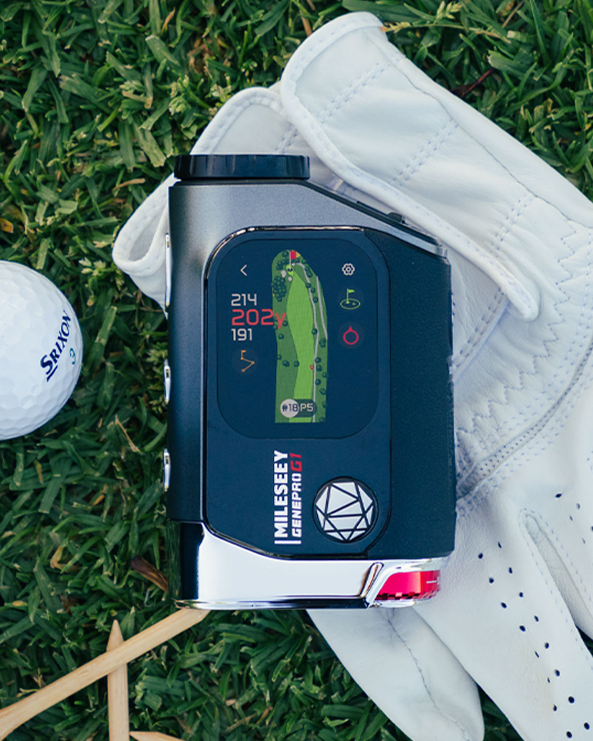 [MILESEEY マイルシー] GPS搭載 レーザー距離計 GENE PRO G1 AMOLEDタッチスクリーン 0.1秒高速測定 スロープ機能 競技対応 ハイブリッドモデル 2025年モデル