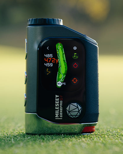 [MILESEEY マイルシー] GPS搭載 レーザー距離計 GENE PRO G1 AMOLEDタッチスクリーン 0.1秒高速測定 スロープ機能 競技対応 ハイブリッドモデル 2025年モデル