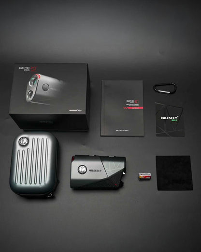 [MILESEEY マイルシー] AI搭載 ゴルフ レーザー距離計 GENE PRO S1 0.1秒高速測定 OLEDディスプレイ 690ヤード スロープ機能 競技対応 2025年モデル